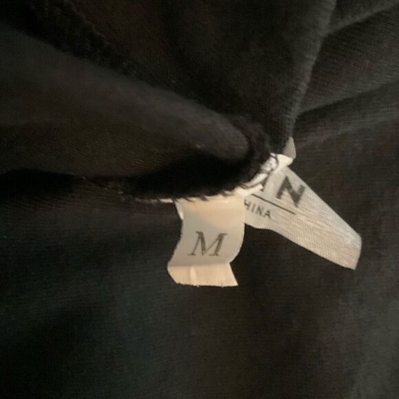 SHEIN Tee Shirt Graphic Feeling Like A Rockstar Black Butterfly Print Medium - Picture 3 of 11